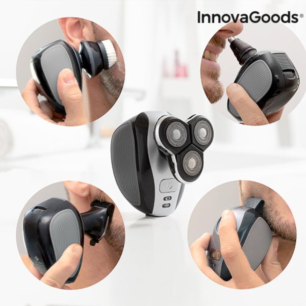 Multifunkčný ergonomický nabíjací strojček na holenie 5 v 1 Shavestyler InnovaGoods