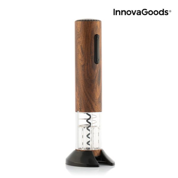 Nabíjacia automatická vývrtka drevený efekt. Corkout InnovaGoods
