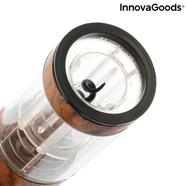 Nabíjacia automatická vývrtka drevený efekt. Corkout InnovaGoods
