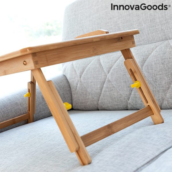 Pomocný skladací bambusový stolík Lapwood InnovaGoods