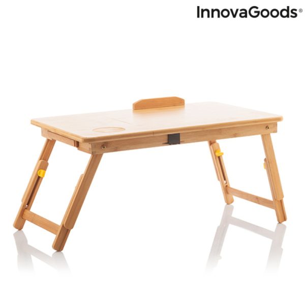 Pomocný skladací bambusový stolík Lapwood InnovaGoods