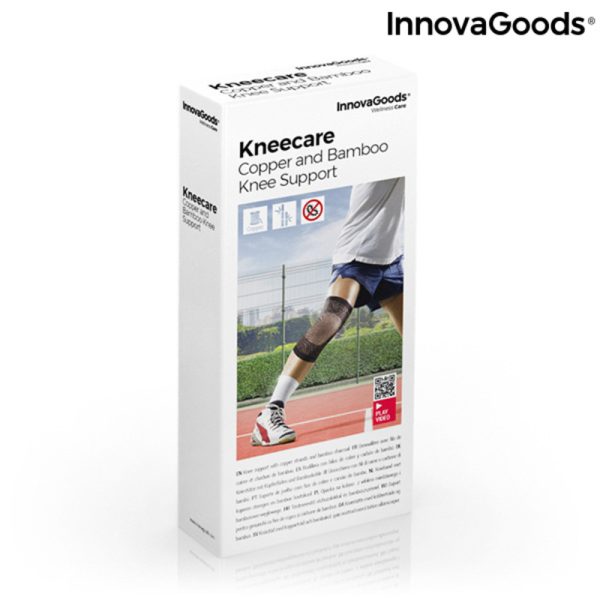 Spevňujúca ortéza na koleno s medenými výstužami a bambusovým uhlím Kneecare InnovaGoods