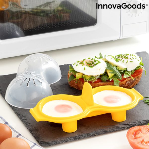 Dvojitá silikónová nádoba na varenie vajíčok Oovi InnovaGoods