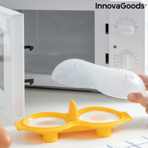 Dvojitá silikónová nádoba na varenie vajíčok Oovi InnovaGoods