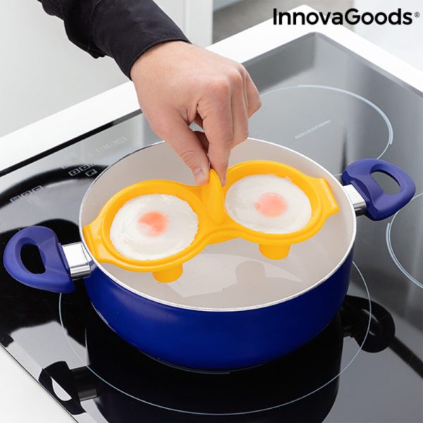 Dvojitá silikónová nádoba na varenie vajíčok Oovi InnovaGoods