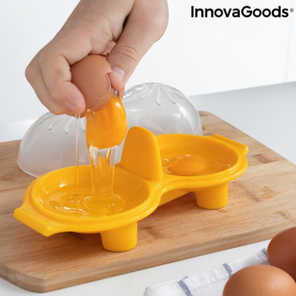 Dvojitá silikónová nádoba na varenie vajíčok Oovi InnovaGoods