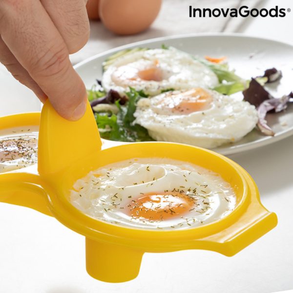 Dvojitá silikónová nádoba na varenie vajíčok Oovi InnovaGoods