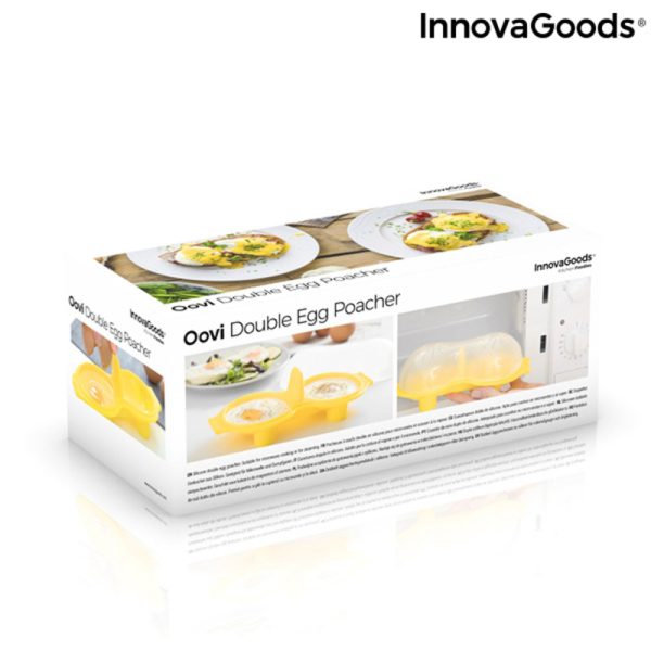 Dvojitá silikónová nádoba na varenie vajíčok Oovi InnovaGoods