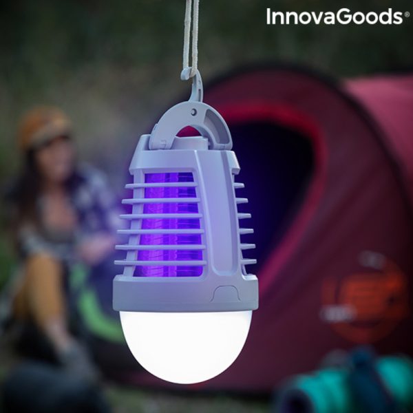Nabíjacia lampa proti komárom s LED svetlom 2 v 1 Kl Bulb InnovaGoods