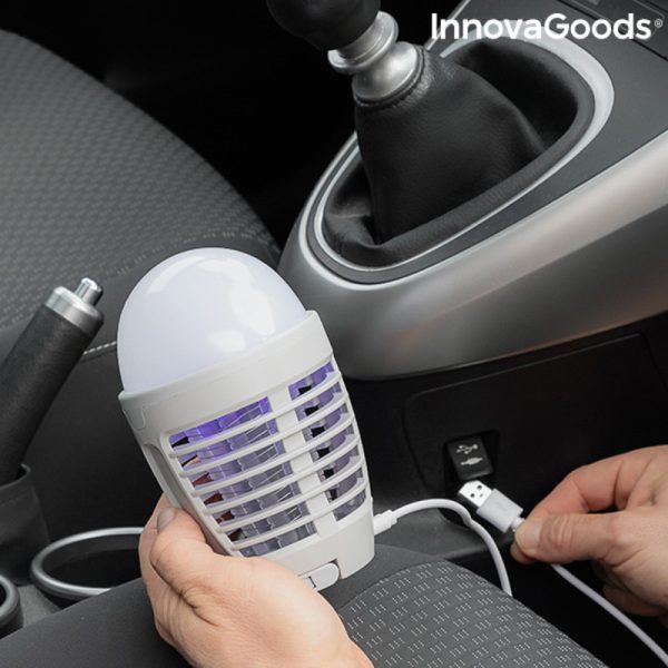 Nabíjacia lampa proti komárom s LED svetlom 2 v 1 Kl Bulb InnovaGoods