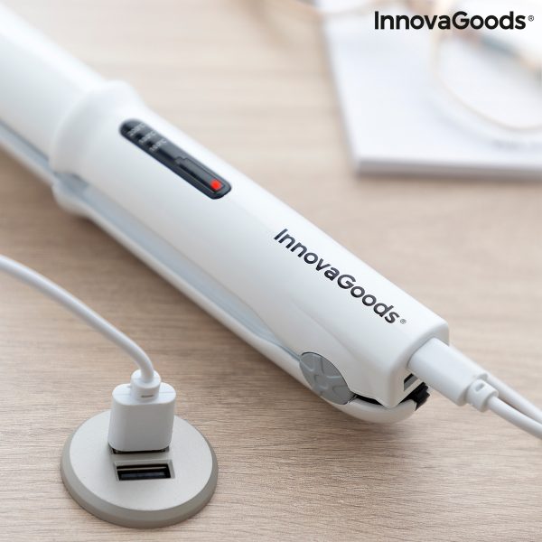 Nabíjateľná žehlička na vlasy s Power Bankou Hesser InnovaGoods
