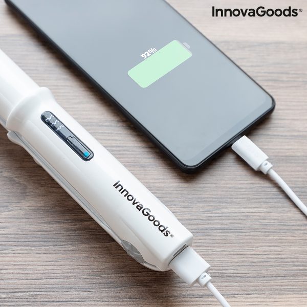 Nabíjateľná žehlička na vlasy s Power Bankou Hesser InnovaGoods