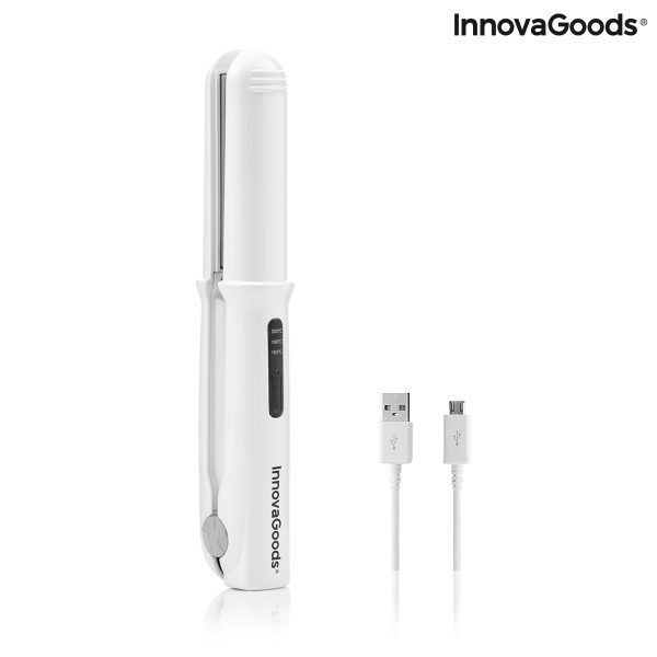 Nabíjateľná žehlička na vlasy s Power Bankou Hesser InnovaGoods