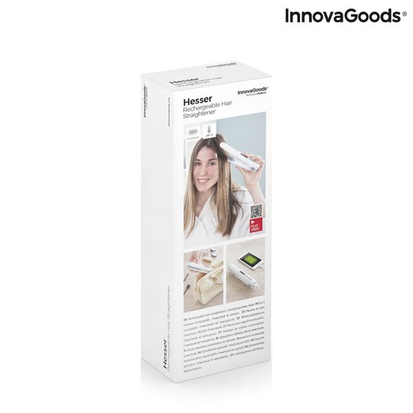 Nabíjateľná žehlička na vlasy s Power Bankou Hesser InnovaGoods