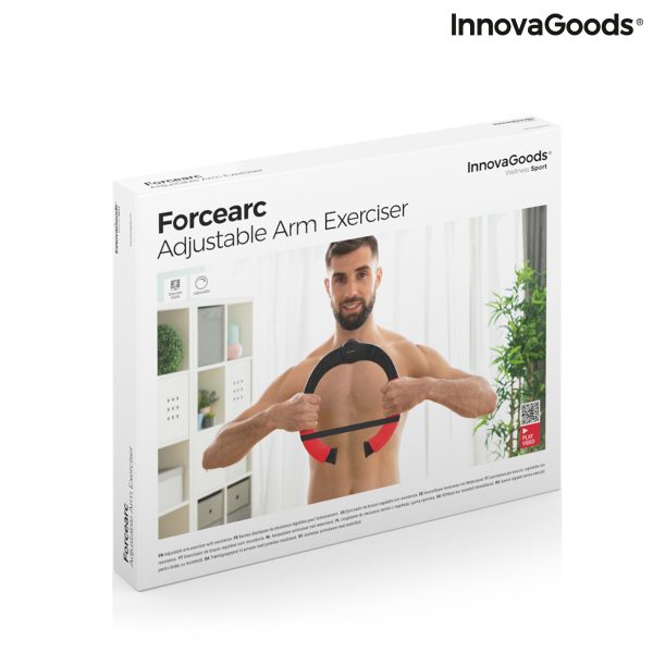 Pomôcka na posilňovanie ramien s odporom a príručkou s cvikmi Forcearc InnovaGoods