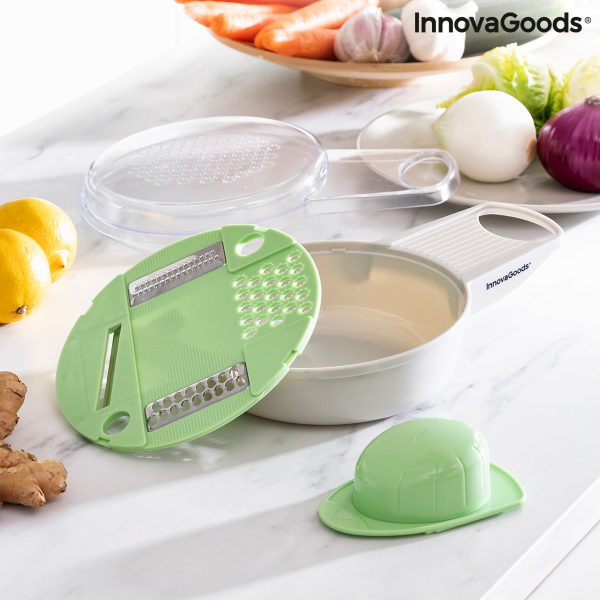 Multifunkčné strúhadlo - krájač 6 v 1 s príslušenstvom a receptami Gradder InnovaGoods