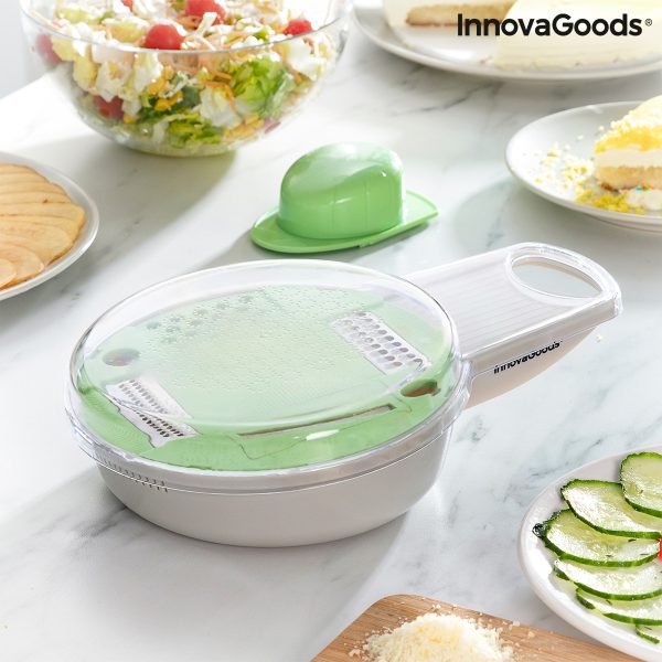 Multifunkčné strúhadlo - krájač 6 v 1 s príslušenstvom a receptami Gradder InnovaGoods