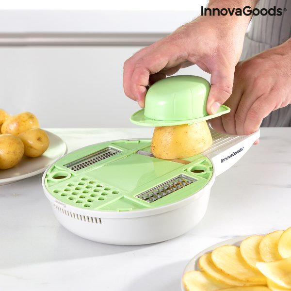 Multifunkčné strúhadlo - krájač 6 v 1 s príslušenstvom a receptami Gradder InnovaGoods