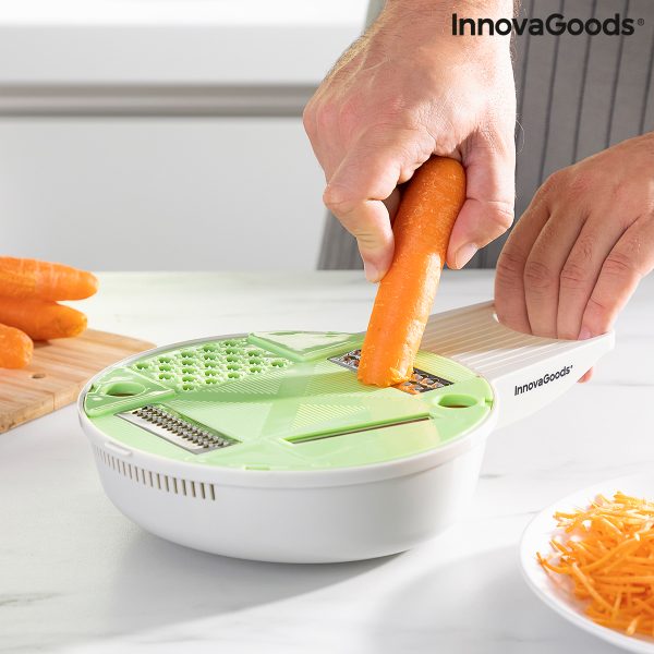 Multifunkčné strúhadlo - krájač 6 v 1 s príslušenstvom a receptami Gradder InnovaGoods