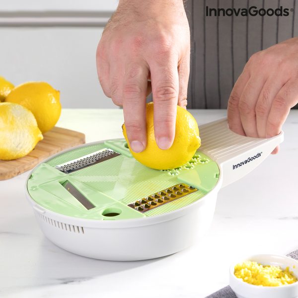 Multifunkčné strúhadlo - krájač 6 v 1 s príslušenstvom a receptami Gradder InnovaGoods