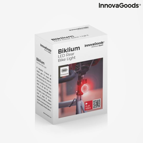 LED zadné svetlo na bicykel Biklium InnovaGoods