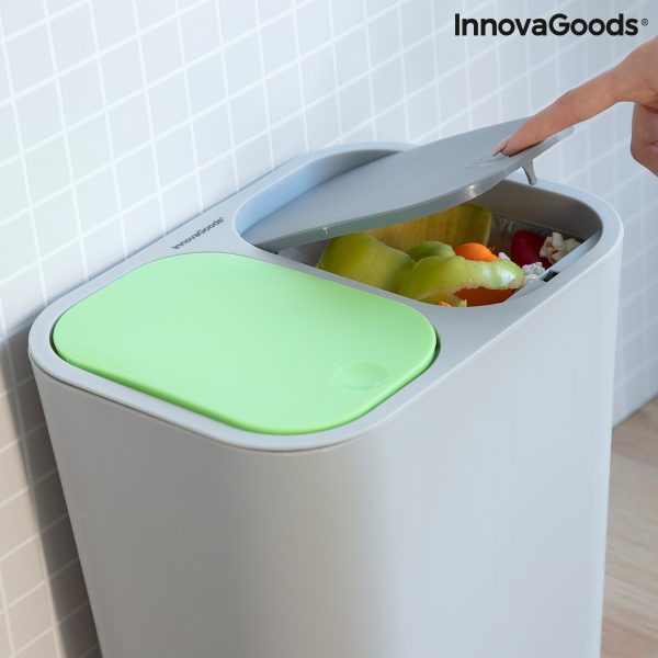 Dvojitý odpadkový kôš na triedený odpad Bincle InnovaGoods