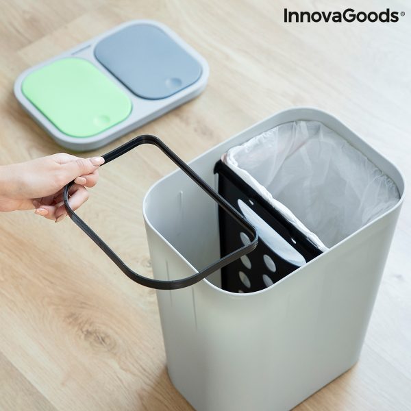 Dvojitý odpadkový kôš na triedený odpad Bincle InnovaGoods