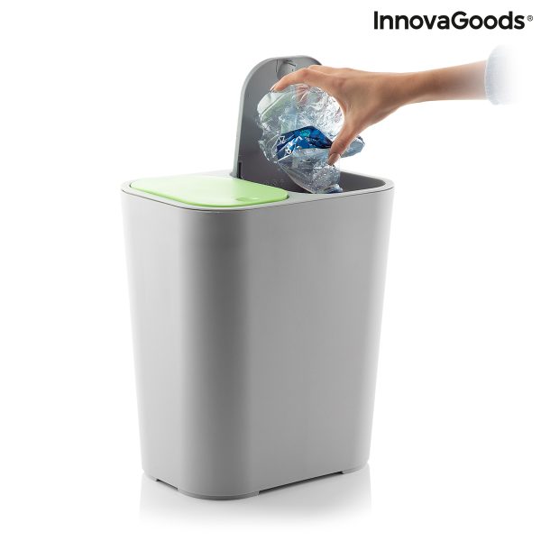Dvojitý odpadkový kôš na triedený odpad Bincle InnovaGoods