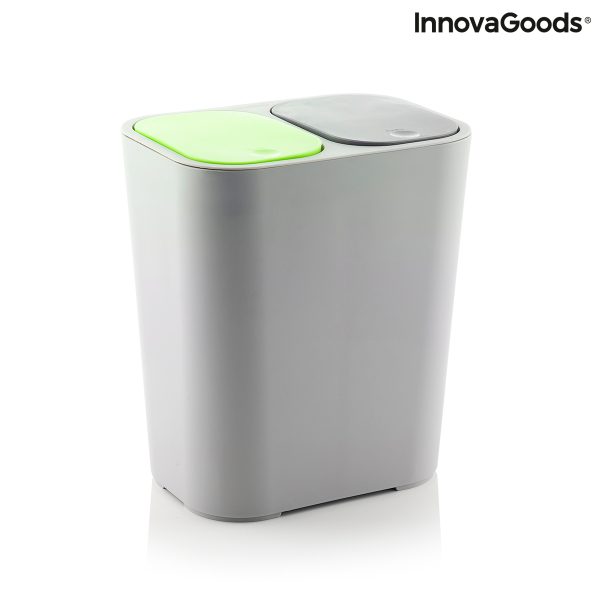 Dvojitý odpadkový kôš na triedený odpad Bincle InnovaGoods