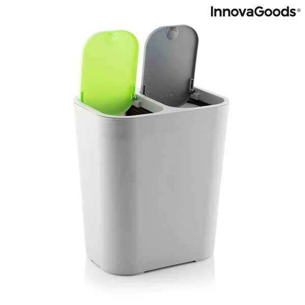 Dvojitý odpadkový kôš na triedený odpad Bincle InnovaGoods