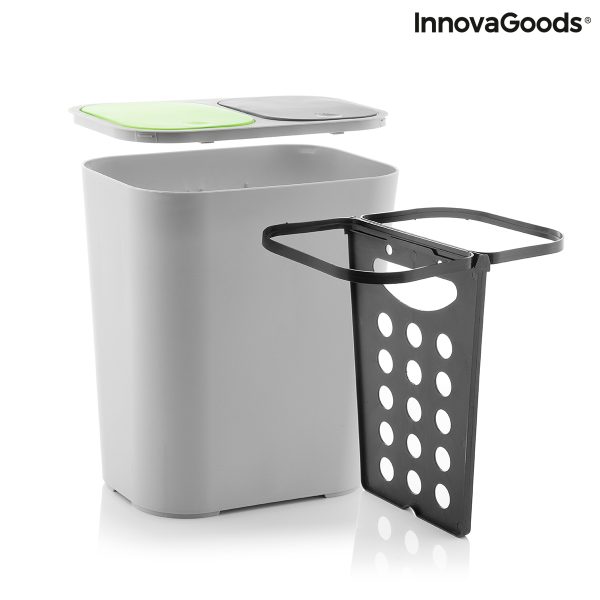 Dvojitý odpadkový kôš na triedený odpad Bincle InnovaGoods