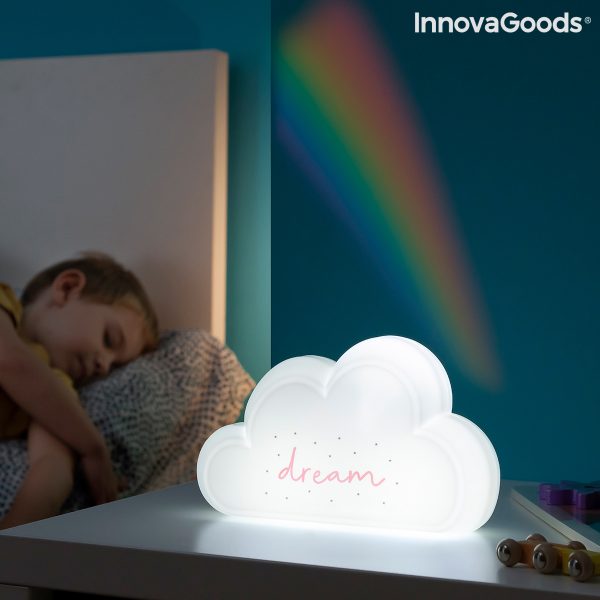 Lampa s projektorom dúhy a nálepkami Claibow InnovaGoods