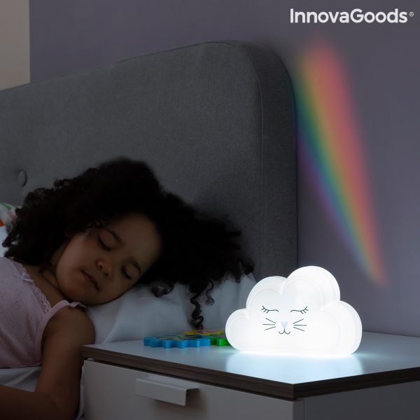 Lampa s projektorom dúhy a nálepkami Claibow InnovaGoods