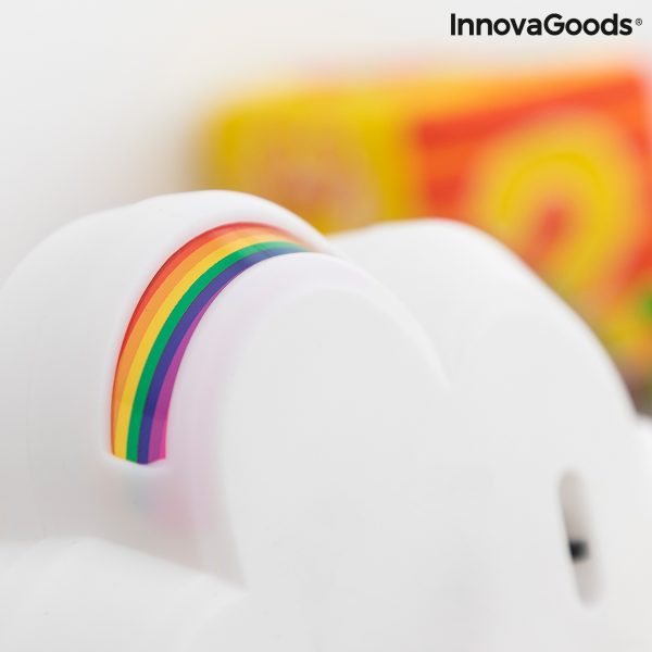 Lampa s projektorom dúhy a nálepkami Claibow InnovaGoods