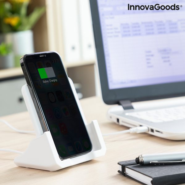 Viacpolohová bezdrôtová nabíjačka s držiakom Pomchar InnovaGoods