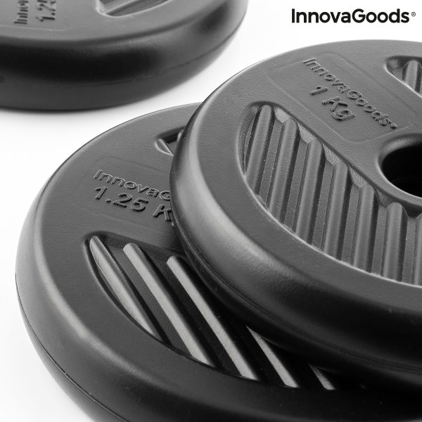 Sada nastaviteľných činiek (závaží) 6 v 1 s návodom na cvičenie Sixfit InnovaGoods