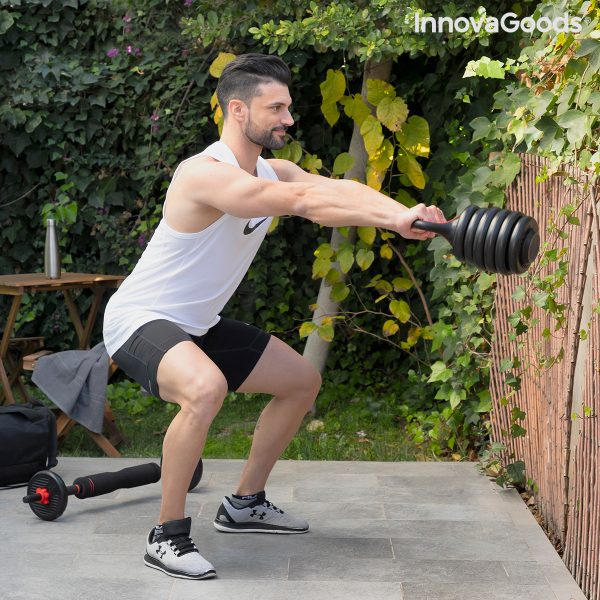 Sada nastaviteľných činiek (závaží) 6 v 1 s návodom na cvičenie Sixfit InnovaGoods
