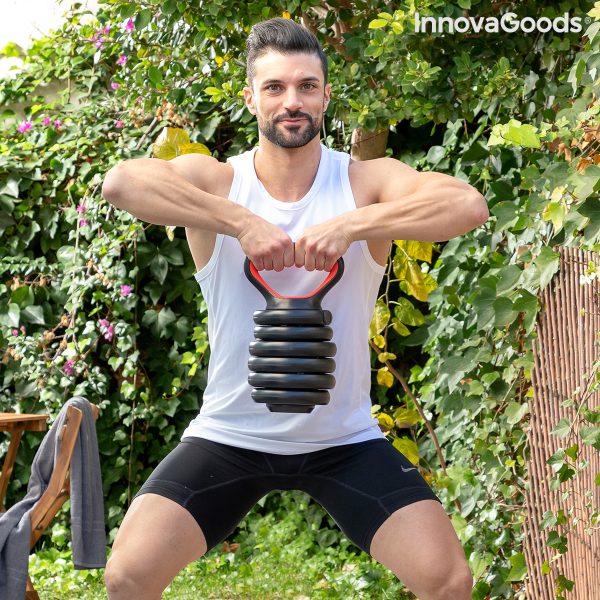 Sada nastaviteľných činiek (závaží) 6 v 1 s návodom na cvičenie Sixfit InnovaGoods