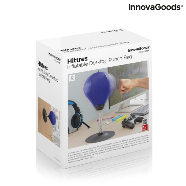 Antistresová nafukovacia stolná boxovacia hruška Hittres InnovaGoods