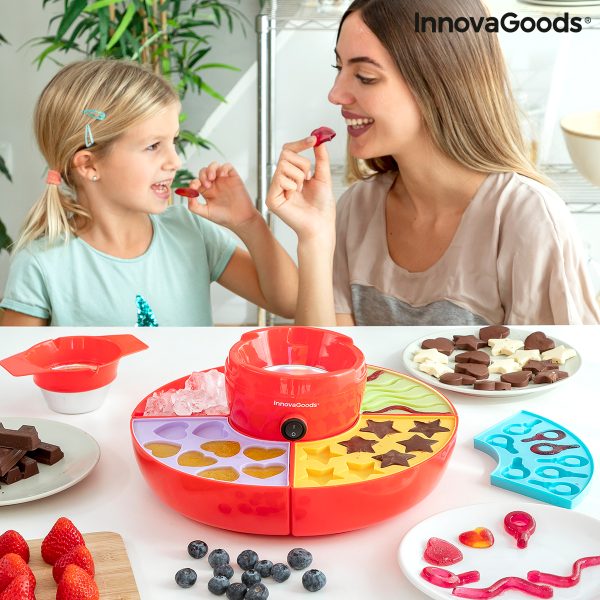 2 v 1 prístroj na výrobu gumených cukríkov  a čokoládového fondue. Yupot InnovaGoods