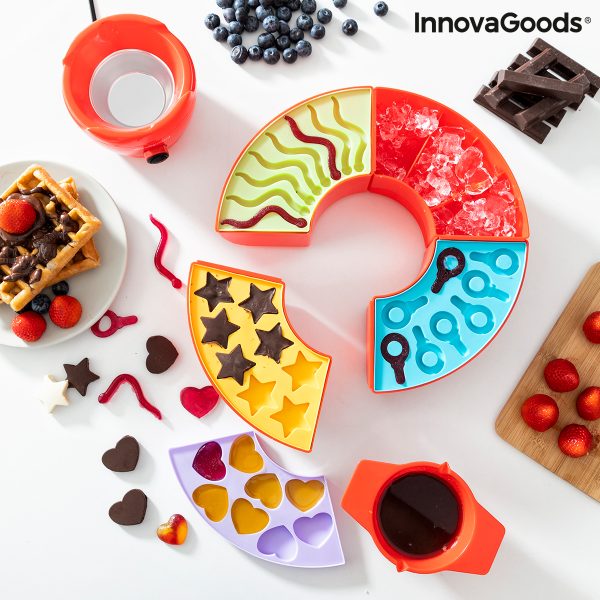 2 v 1 prístroj na výrobu gumených cukríkov  a čokoládového fondue. Yupot InnovaGoods