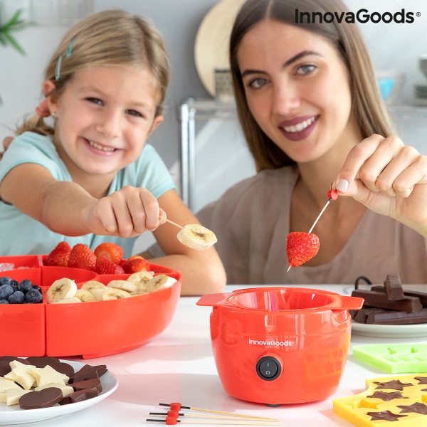 2 v 1 prístroj na výrobu gumených cukríkov  a čokoládového fondue. Yupot InnovaGoods