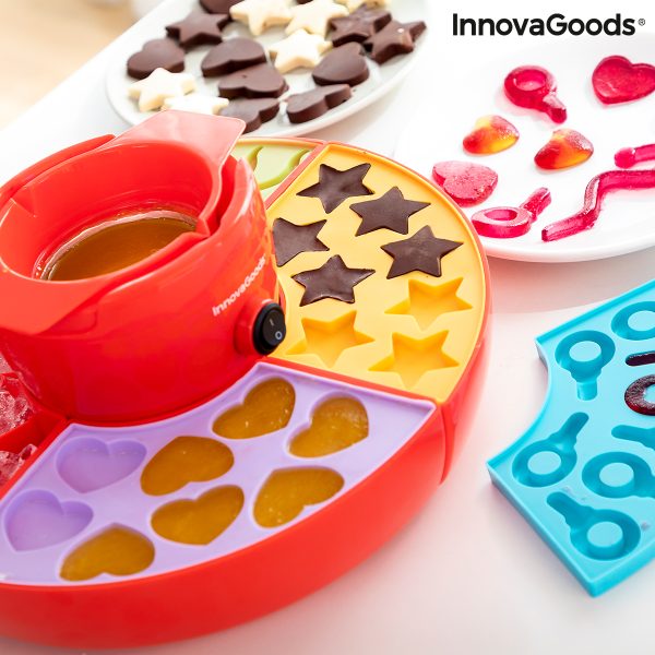 2 v 1 prístroj na výrobu gumených cukríkov  a čokoládového fondue. Yupot InnovaGoods