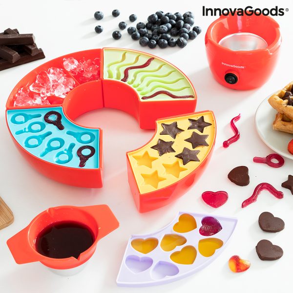 2 v 1 prístroj na výrobu gumených cukríkov  a čokoládového fondue. Yupot InnovaGoods