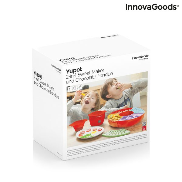 2 v 1 prístroj na výrobu gumených cukríkov  a čokoládového fondue. Yupot InnovaGoods