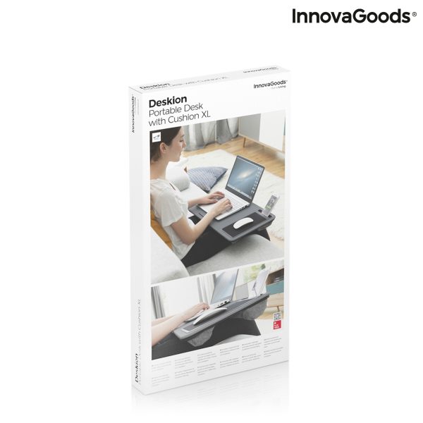 Prenosný stôl na počítač s XL vankúšom Deskion InnovaGoods