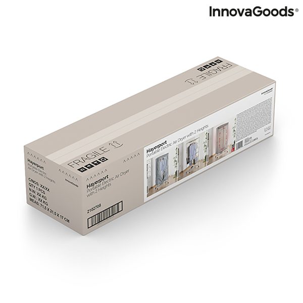 Prenosná elektrická sušička s 2 výškami Hayerport InnovaGoods 1000W