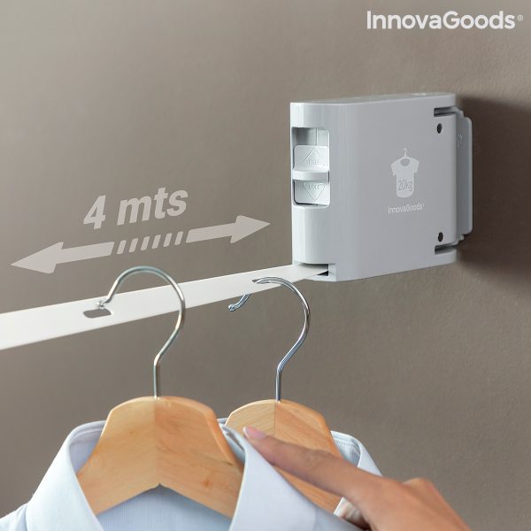 Zvinovacia šnúra na bielizeň Raclox InnovaGoods