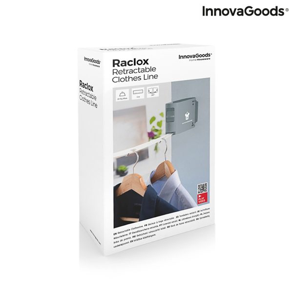 Zvinovacia šnúra na bielizeň Raclox InnovaGoods