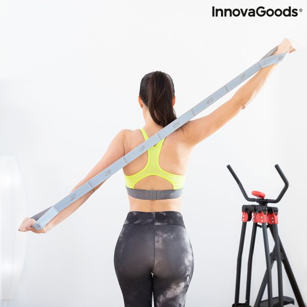 Elastický pás (fitness) na strečing s návodom na cvičenie Stort InnovaGoods